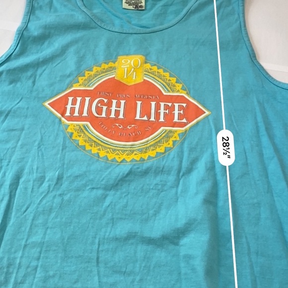 High Life 2014 First Pres Augusta Polly South Carolina Vacation Tank XLARGE - Picture 12 of 13